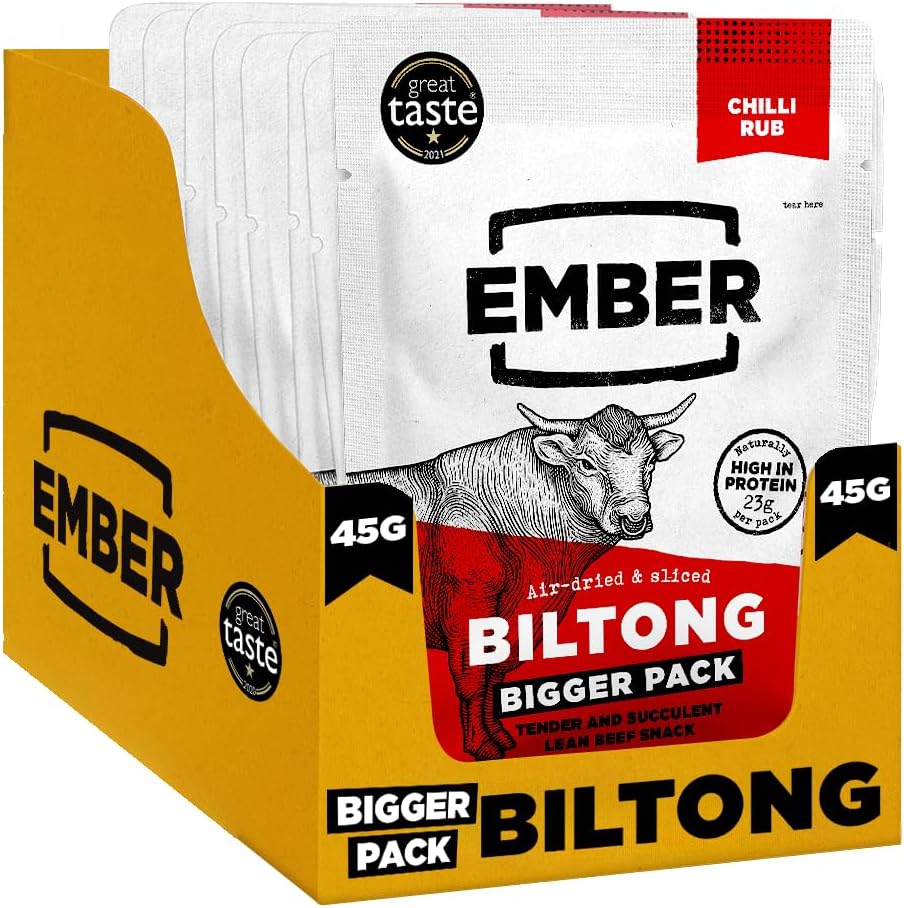 8 x 45g Biltong Chilli