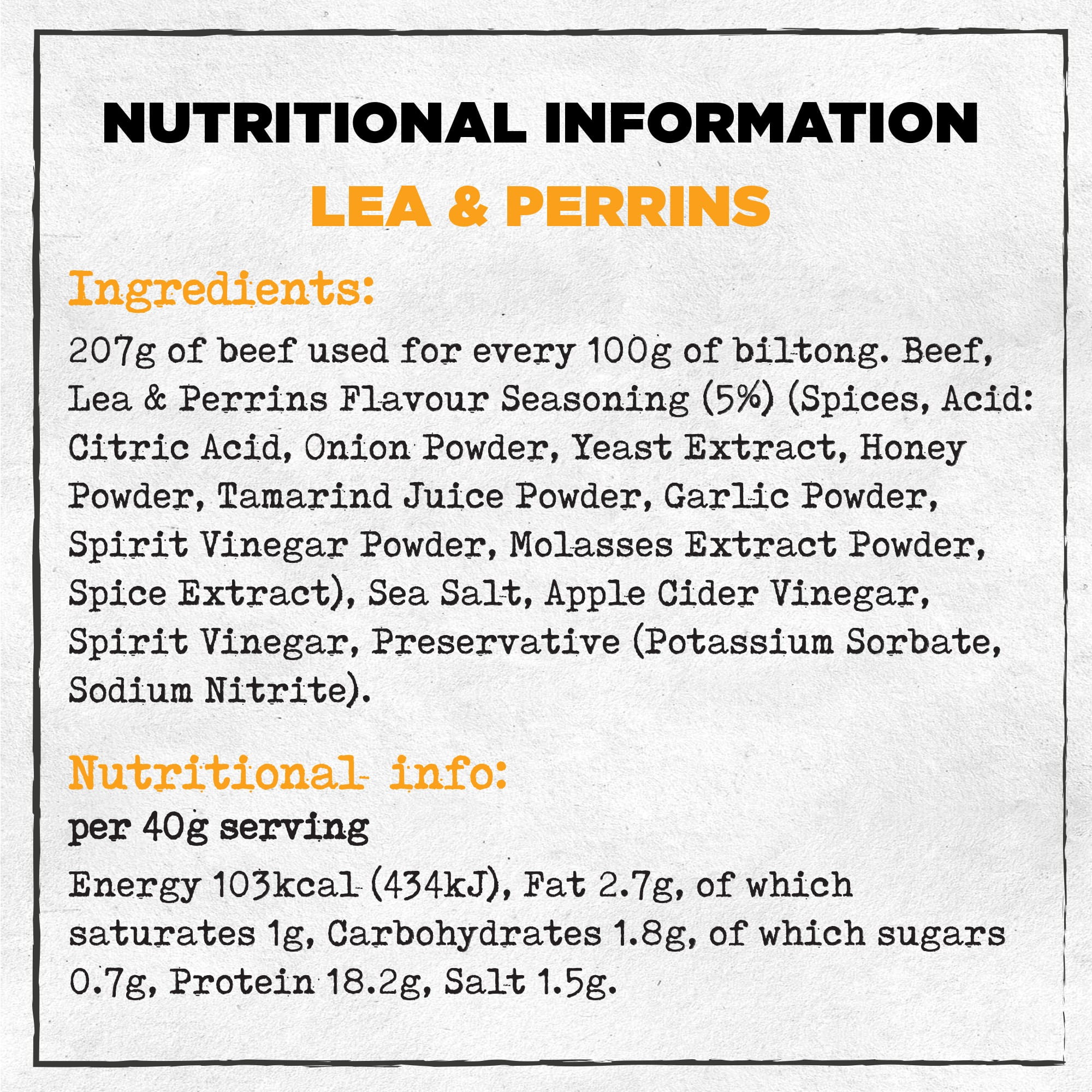 Ember Lea & Perrins 15 x 40g