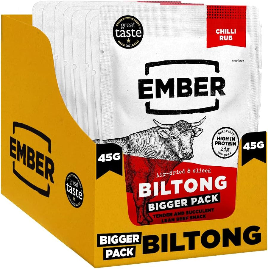 8 x 45g Biltong Chilli