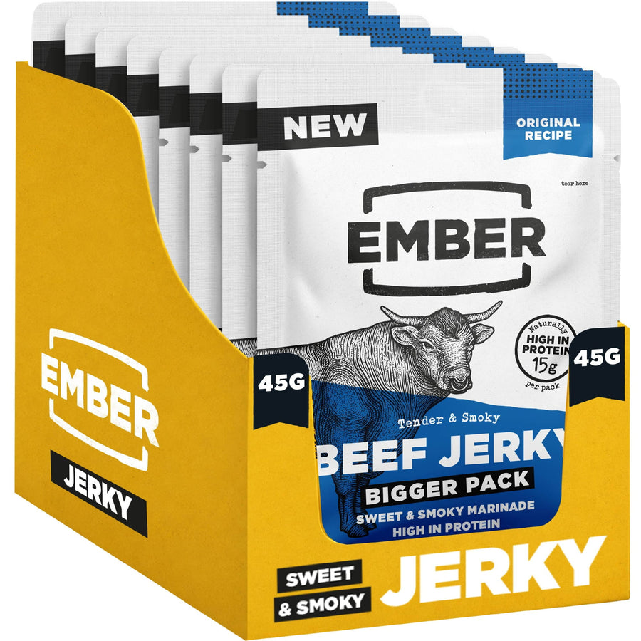 Ember Beef Jerky Original 8 x 45g