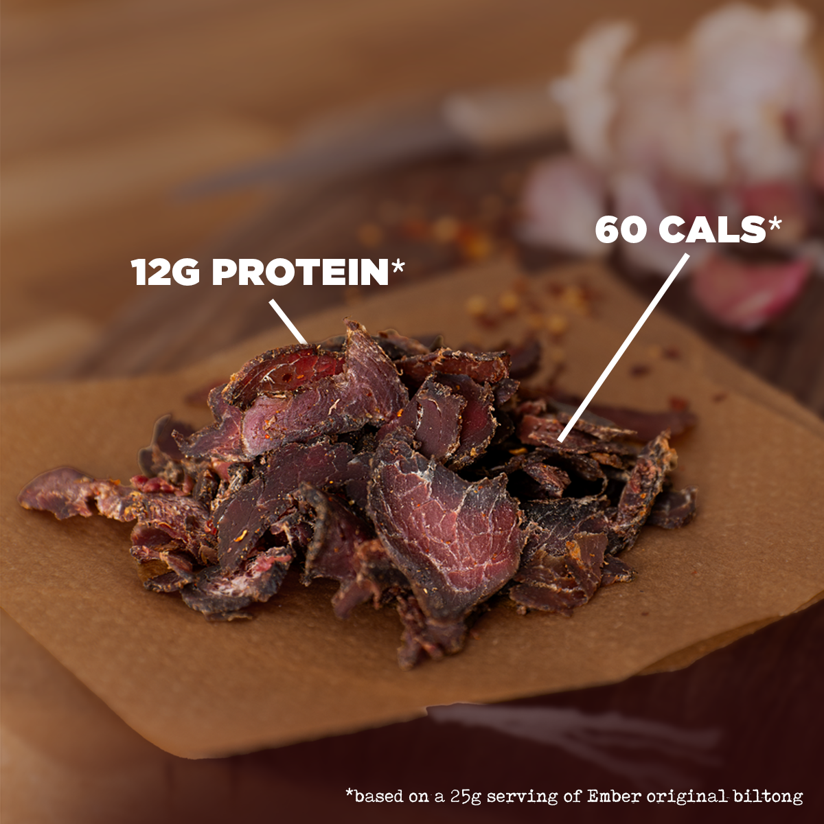 10 x 25g Biltong Chilli