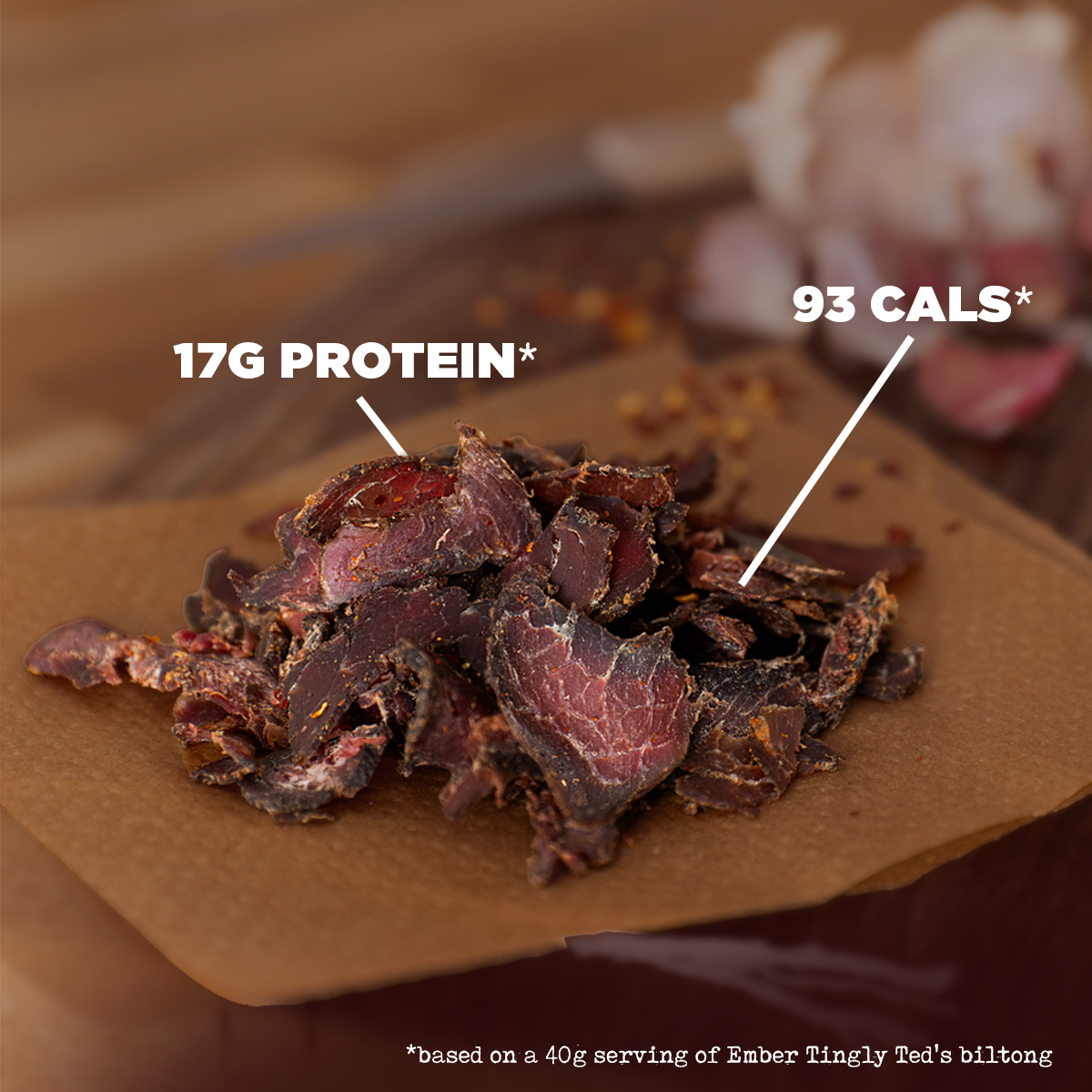 Ember Biltong Tingly Ted's 8 x 40g
