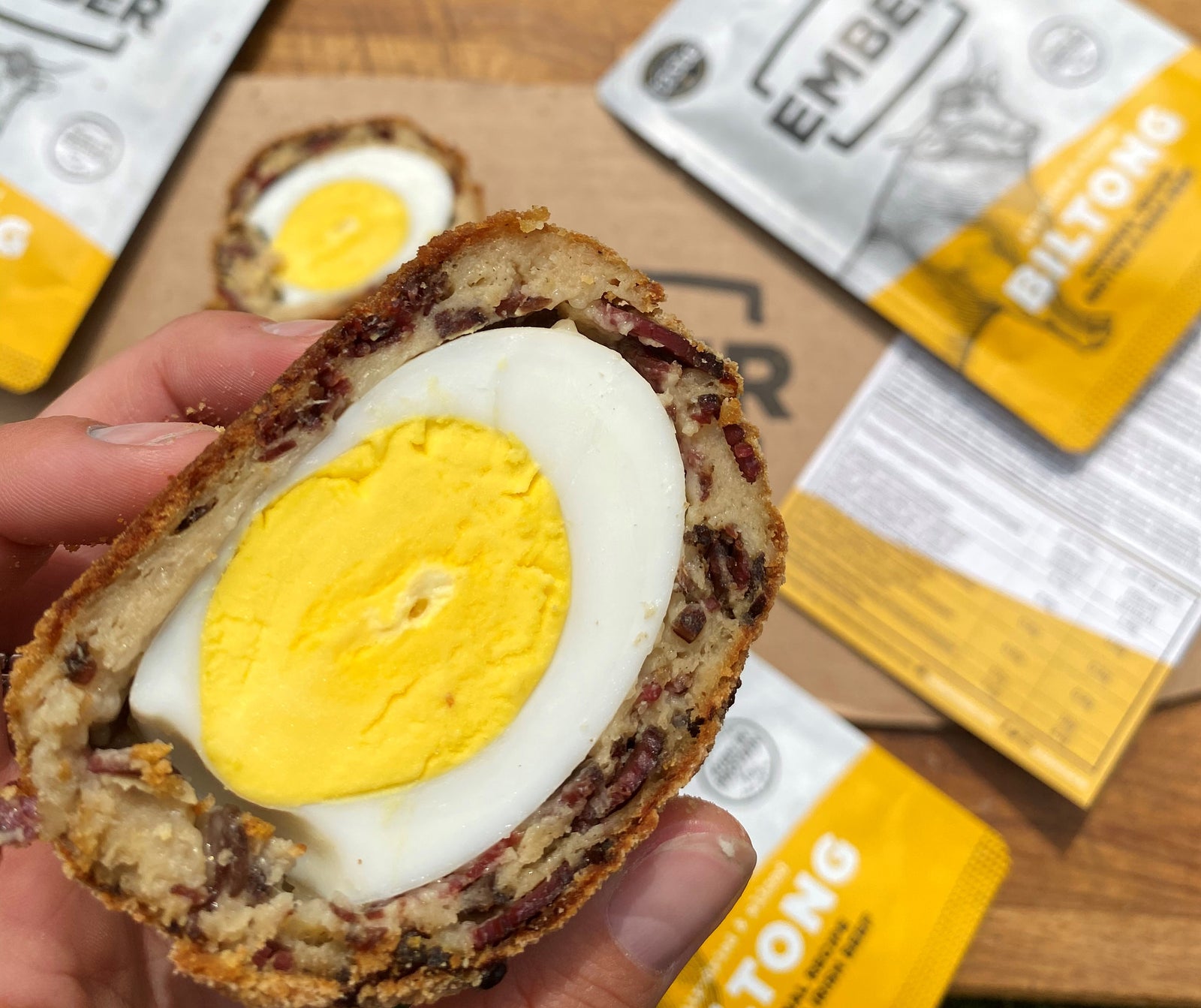 Biltong Scotch Egg Recipe